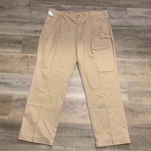 Jos. A Bank Executive Collection Standard Fit Pleated Cuffed Khaki Pants 44 X 32